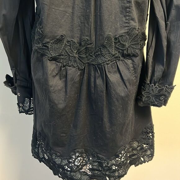 Free People Constance Mini Dress Black S - Picture 7 of 9